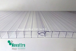 Поликарбонатная панель Novattro Prof 330 16-5 S фасадная киров