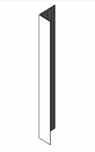 L-вертикальная направляющая (35х50 мм) киров